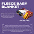 Personalized Baby Thor Blanket – Superhero Custom Name & Date Fleece Gift for Boys